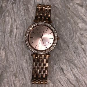 Rose gold Michael Kors watch